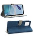 SoFetch Blauw RFID Modern Bookcase Hoesje voor de Motorola G53