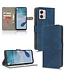 SoFetch Blauw RFID Modern Bookcase Hoesje voor de Motorola G53