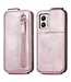 SoFetch Rosegoud Stijlvol Flipcase Hoesje voor de Motorola G53