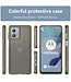 SoFetch Transparant / Grijs Valbestendig TPU Hoesje voor de Motorola G53