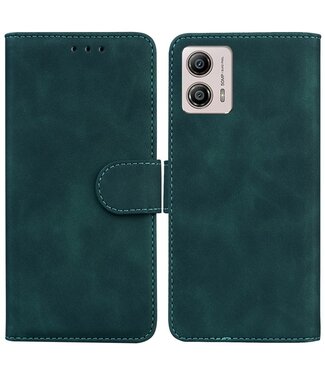 SoFetch Groen Effen Bookcase Hoesje Motorola G53