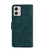 SoFetch Groen Effen Bookcase Hoesje voor de Motorola G53