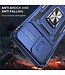 SoFetch Navy Blauw Lensbescherming Houder Hybride Hoesje voor de Motorola G53