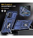 SoFetch Navy Blauw Lensbescherming Houder Hybride Hoesje voor de Motorola G53
