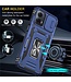 SoFetch Navy Blauw Lensbescherming Houder Hybride Hoesje voor de Motorola G53