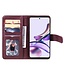 SoFetch Bordeaux Rood Elegant Bookcase Hoesje voor de Motorola G53