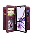 SoFetch Bordeaux Rood Elegant Bookcase Hoesje voor de Motorola G53