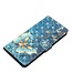 SoFetch  Blauwe Vlinder Bookcase Hoesje met Polsbandje voor de Motorola G53