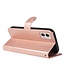 SoFetch Rosegoud Bloemen Vlinder Bookcase Hoesje voor de Motorola G53