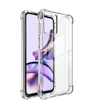 IMAK Transparant Valbestendig TPU Hoesje Motorola G73