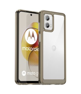 SoFetch Grijs Valbestendig Fullbody Hoesje Motorola G73