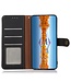 Khazneh Zwart RFID Knopen Bookcase Hoesje voor de Motorola G73