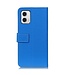 SoFetch Blauw Modern Bookcase Hoesje voor de Motorola G73