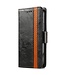 CASENEO Zwart Klassieke Bookcase Hoesje voor de Motorola G73