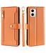 SoFetch Oranje Portemonnee Bookcase Hoesje voor de Motorola G73