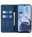 SoFetch Blauw RFID Elegant Bookcase Hoesje voor de Motorola G73