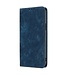 SoFetch Blauw RFID Elegant Bookcase Hoesje voor de Motorola G73