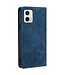 SoFetch Blauw RFID Elegant Bookcase Hoesje voor de Motorola G73