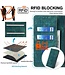 SoFetch Groen RFID Elegant Bookcase Hoesje voor de Motorola G73