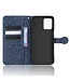 SoFetch Donkerblauw Stippen Bookcase Hoesje voor de Motorola G73