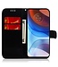 SoFetch Zilver Glanzend Bookcase Hoesje voor de Motorola G73