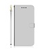 SoFetch Zilver Glanzend Bookcase Hoesje voor de Motorola G73