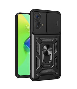 SoFetch Zwart Lensbescherming Houder Hybride Hoesje Motorola G73