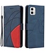 SoFetch Blauw S-Design Bookcase Hoesje voor de Motorola G73