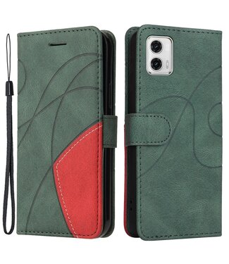 SoFetch Groen S-Design Bookcase Hoesje Motorola G73
