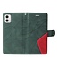 SoFetch Groen S-Design Bookcase Hoesje voor de Motorola G73