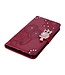 SoFetch Rood Uil Mandala Bookcase Hoesje voor de Motorola G73