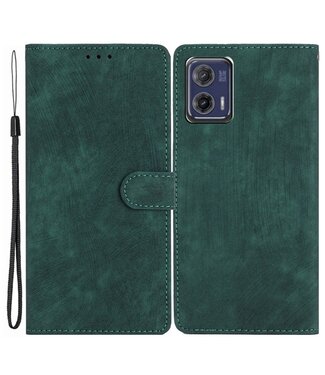 SoFetch Groen Zacht Bookcase Hoesje Motorola G73