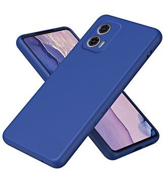 SoFetch Blauw Slim Hybride Hoesje Motorola G73