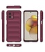 SoFetch Bordeaux Rood Raster TPU Hoesje voor de Motorola G73