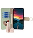 SoFetch Saliegroen Portemonnee Stijlvol Bookcase Hoesje voor de Motorola G73