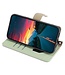 SoFetch Saliegroen Portemonnee Stijlvol Bookcase Hoesje voor de Motorola G73