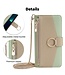 SoFetch Saliegroen Portemonnee Stijlvol Bookcase Hoesje voor de Motorola G73