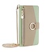 SoFetch Saliegroen Portemonnee Stijlvol Bookcase Hoesje voor de Motorola G73