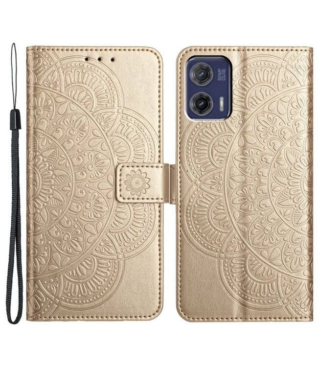 SoFetch Goud Mandala Bookcase voor de Motorola G73