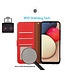 Khazneh Rood RFID Litchee Bookcase Hoesje met Polsbandje voor de Nokia C32