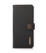 Khazneh Zwart RFID Knopen Bookcase Hoesje voor de Nokia C32