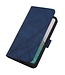 SoFetch Saffierblauw Lijnen Bookcase Hoesje met Koord voor de Nokia C32