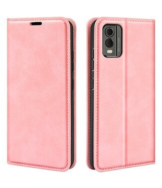 SoFetch Roze Zacht Bookcase Hoesje Nokia C32