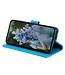 SoFetch Blauw Mandala Bookcase Hoesje met Polsbandje voor de Nokia C32