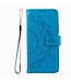 SoFetch Blauw Mandala Bookcase Hoesje met Polsbandje voor de Nokia C32