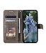 SoFetch Grijs Mandala Bookcase Hoesje met Polsbandje voor de Nokia C32