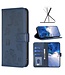 SoFetch Blauw Klavertjes Bookcase Hoesje voor de Nokia C32