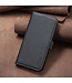 Binfen Zwart Elegant Bookcase Hoesje voor de Nokia C32