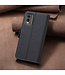 Binfen Zwart Elegant Bookcase Hoesje voor de Nokia C32