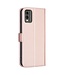 Binfen Roze Elegant Bookcase Hoesje voor de Nokia C32